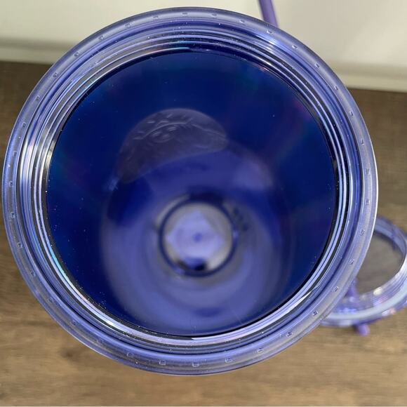 Starbucks NWT Purple Dome Lid Wisteria Kaleidoscope Venti Cold Tumbler 24oz 2022 - Picture 5 of 6